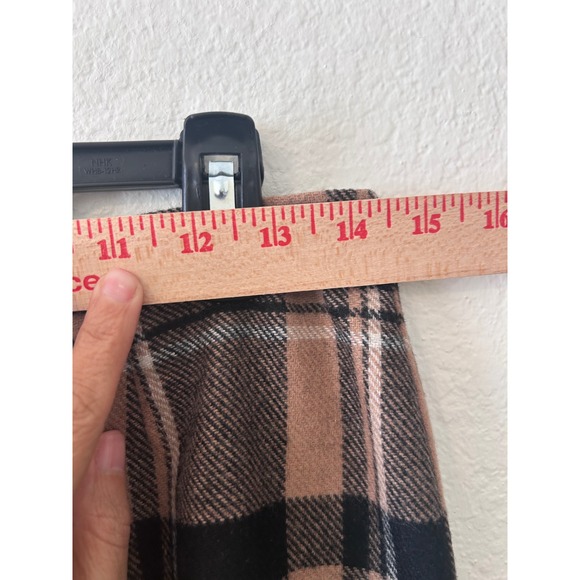 Y2K Preppy Academia Ann Taylor Plaid Wool Blend Librarian Mini Skirt SZ 6P - Picture 4 of 5